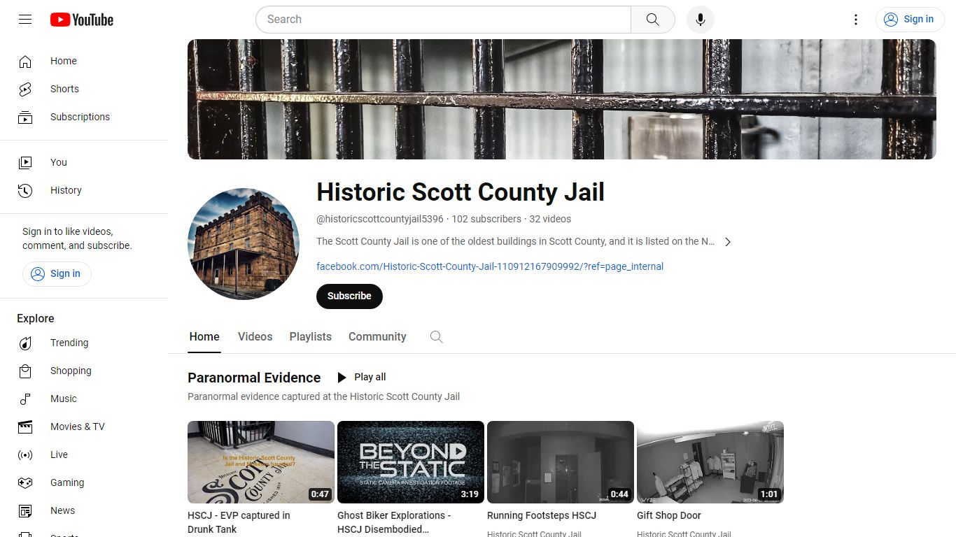 Historic Scott County Jail - YouTube